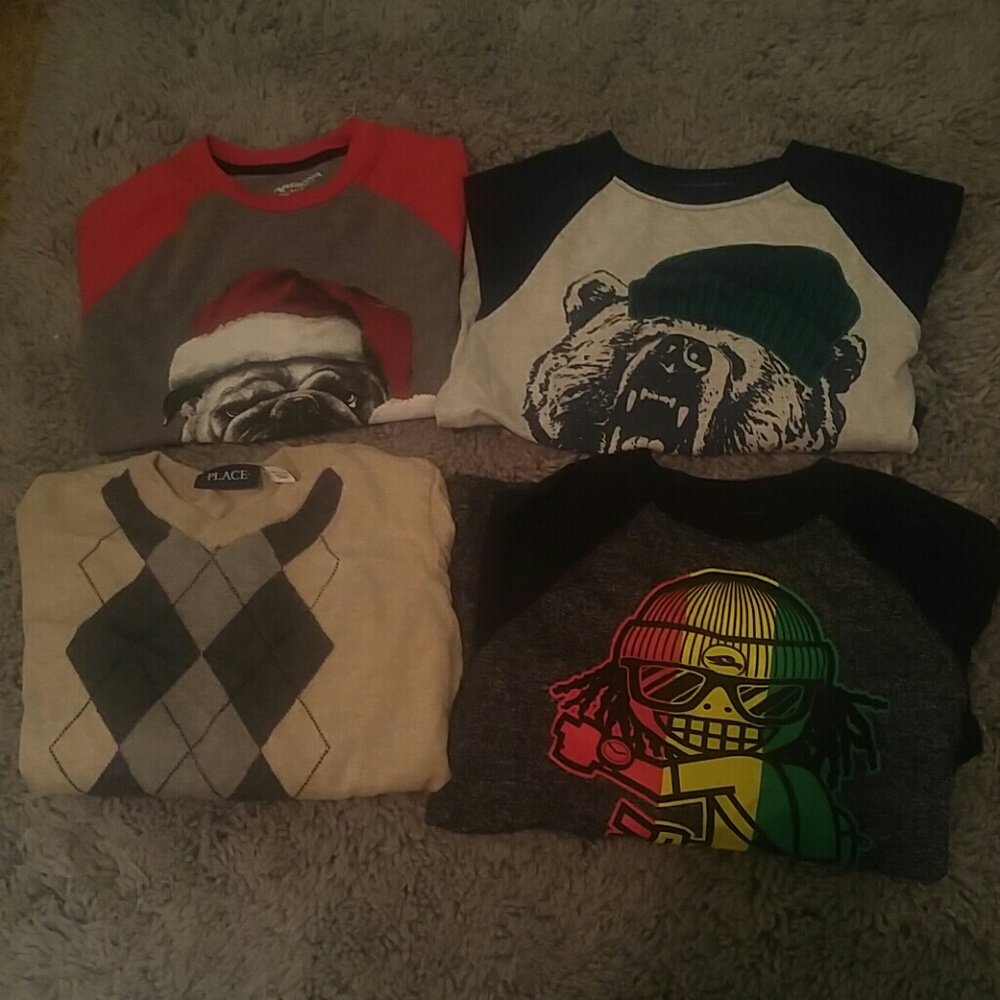 Boys long sleeves shirts 7/8